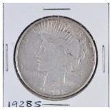 1928 S Peace Silver Dollar