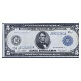 1914 $5 Kansas City Federal Reserve Note