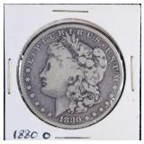 1880 O Morgan Silver Dollar