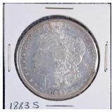 1883 S Morgan Silver Dollar Cleaned