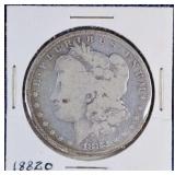 1882 O Morgan Silver Dollar Cleaned