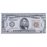 1934 A $5 Hawaii Federal Reserve Note
