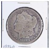 1886 O Morgan Silver Dollar