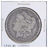 1891 O Morgan Silver Dollar