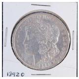 1892 O Morgan Silver Dollar Cleaned