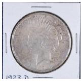 1923 D Peace Silver Dollar