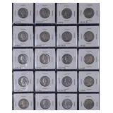 Twenty 1953-1962 Washington Quarters