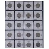 Twenty 1946-1953 Washington Quarters