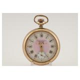 Waltham Watch CO.  Crescent St. 17J w/ B&B Case