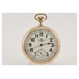 Illinois Watch CO. RR, 186, 17J w/ Wadsworth Case