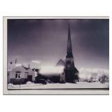Large board of Annunciation Catholic Church in CO