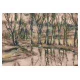 Paulina Everitt Winter Creek Watercolor