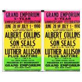 Grand Emporium 5-Year Anniversary Posters
