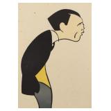 Alfred Frueh Linocut of Roland Young
