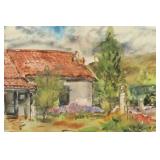 Paulina Everitt Las Milpas, New Mexico Watercolor