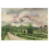 Paulina Everitt Park Watercolor