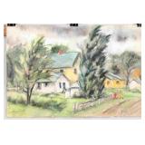 Paulina Everitt Signed Watercolor