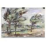 1935 Paulina Everitt Watercolor on Paper