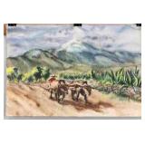 1940 Paulina Everitt Watercolor on paper