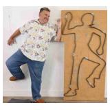 Chalk Outline Neon Sign