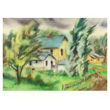 Paulina Everitt Windy Day Watercolor