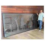 Allan Winkler Cutout Double Portrait - Framed