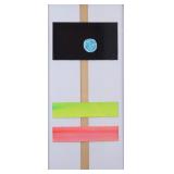 James Woodfill (?) Minimal Mixed Media Artwork