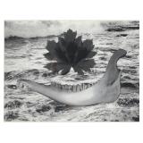 Photo Print Jawbone & Leaf Collage