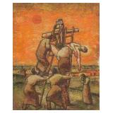 Paulina Everitt Crucifixion Oil on Masonite
