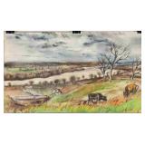 Paulina Everitt 'Train Goes by the River'