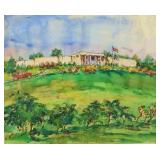 Paulina Everitt Truman Library Watercolor