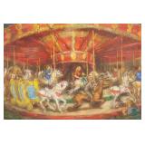 Paulina Everitt Carousel Oil on Canvas