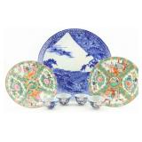 Famille Rose and Blue-White Group