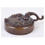 Antique Japanese Bronze Water Dropper