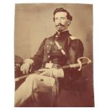 Officer with Sword Framed Tintype