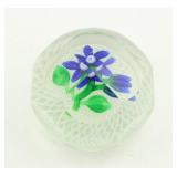 Floral Millefiori Paperweight