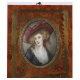 Framed Portrait Miniature Plaque