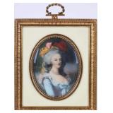 Powdered Lady Portrait Miniature