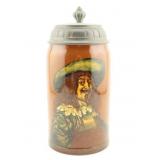 Villeroy & Boch Mettlach Pottery Hunter Stein