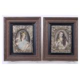 Two Shakespere Character Framed Portrait Miniature