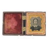 1864 Catherine Fogle Tintype in Union Case