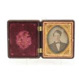 Ambrotype Portrait of a Gentleman in Union Case