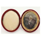 Young Man Daguerreotype in Oval Case