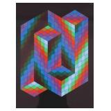 Victor Vasarely Serigraph Signed