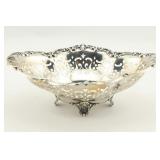 Gorham Sterling Silver Pierced Footed Bowl