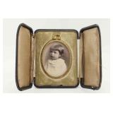 Baby Portrait in Folding Display Case