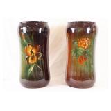 Matched Pair Radford Ruko Pottery Umbrella Stands