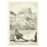 Lyman Byxbe 'Bear Lake' Signed Etching