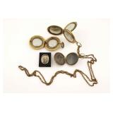 Group of Antique Lockets & Photographs