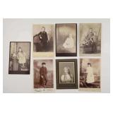 Seven Cabinet Cards of Children